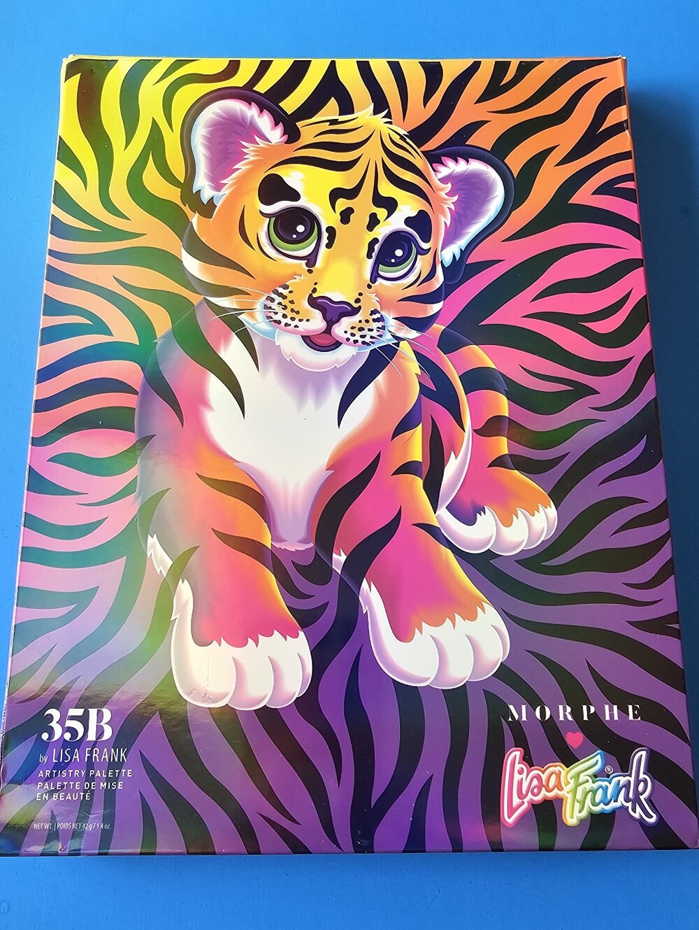 Morphe x Lisa Frank 35B Eyeshadow Palette (FORREST THE TIGER) - BRAND NEW